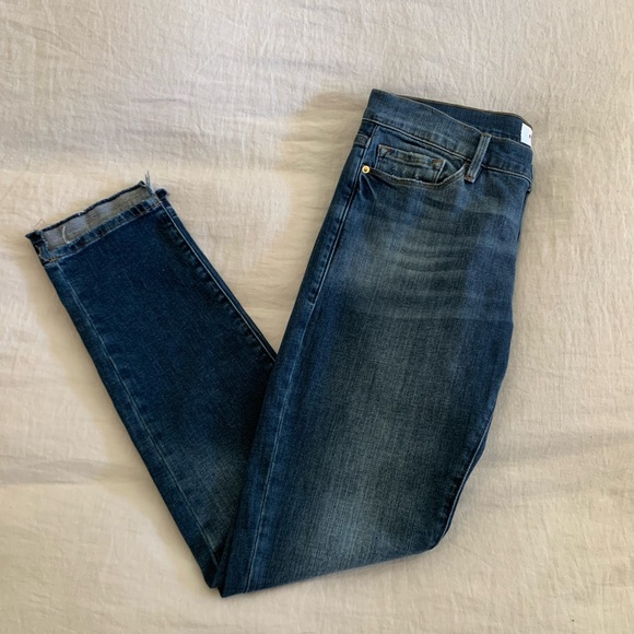 FRAME Denim Le Garçon Jeans in Azure Wash - Size 28 - Picture 13 of 13